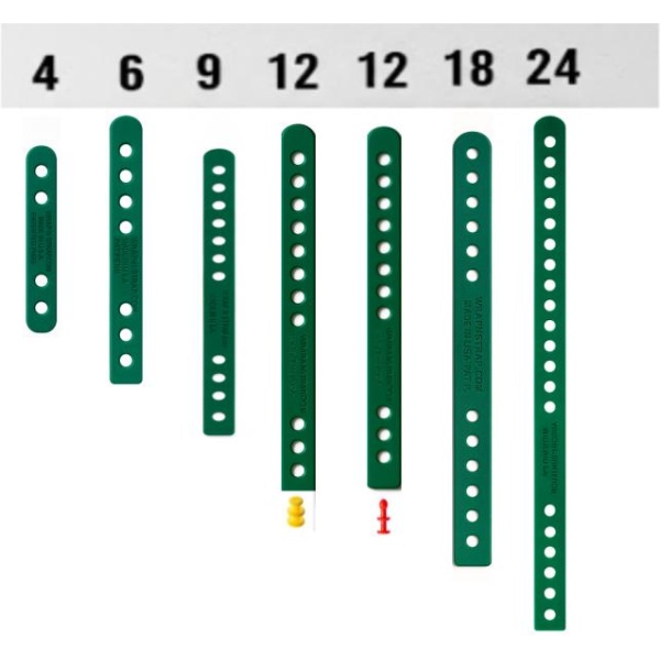 Wrap N Strap Individual Strap Size Banner Green